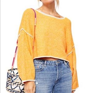 Free People Bardot Solid Sweater